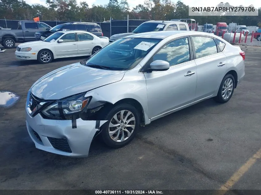 2017 Nissan Sentra S VIN: 3N1AB7AP8HY279706 Lot: 40736111