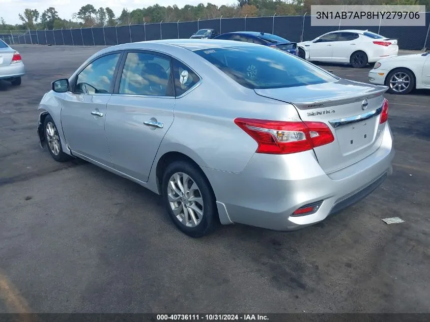 2017 Nissan Sentra S VIN: 3N1AB7AP8HY279706 Lot: 40736111