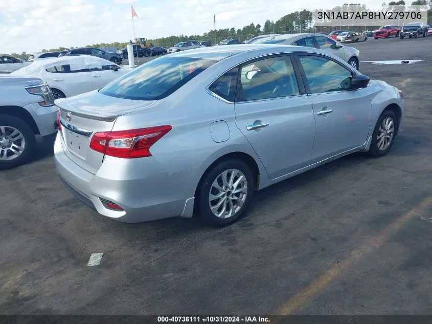 2017 Nissan Sentra S VIN: 3N1AB7AP8HY279706 Lot: 40736111