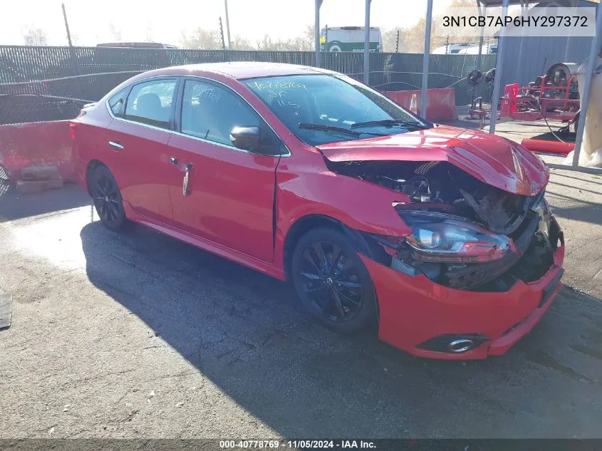 2017 Nissan Sentra Sr Turbo VIN: 3N1CB7AP6HY297372 Lot: 40778769