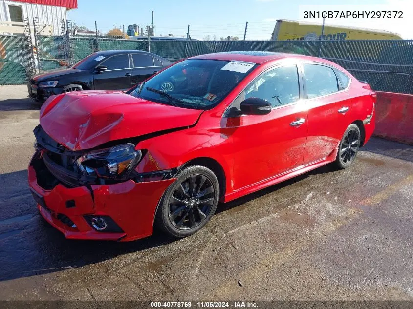 2017 Nissan Sentra Sr Turbo VIN: 3N1CB7AP6HY297372 Lot: 40778769