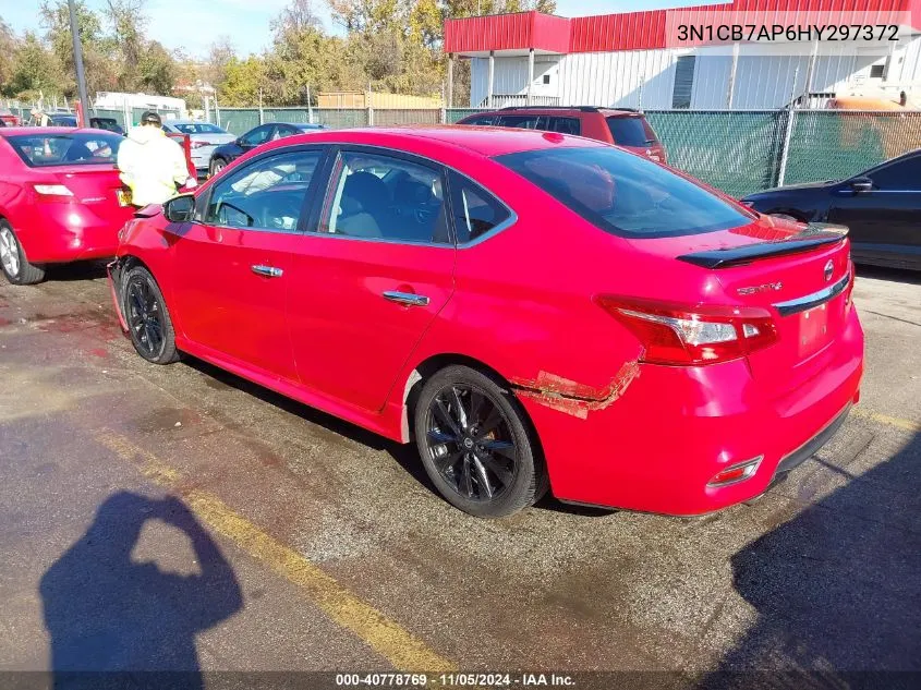 2017 Nissan Sentra Sr Turbo VIN: 3N1CB7AP6HY297372 Lot: 40778769