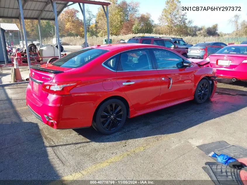 2017 Nissan Sentra Sr Turbo VIN: 3N1CB7AP6HY297372 Lot: 40778769