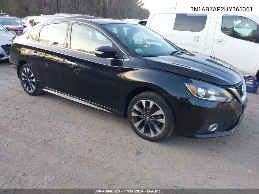 3N1AB7AP2HY365061 2017 Nissan Sentra Sr