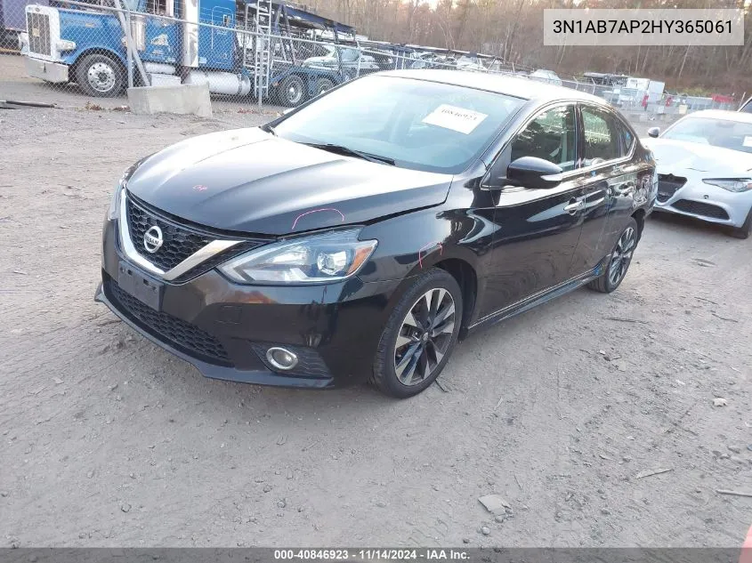 3N1AB7AP2HY365061 2017 Nissan Sentra Sr