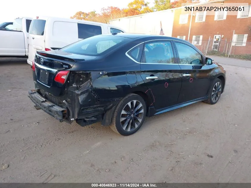 3N1AB7AP2HY365061 2017 Nissan Sentra Sr