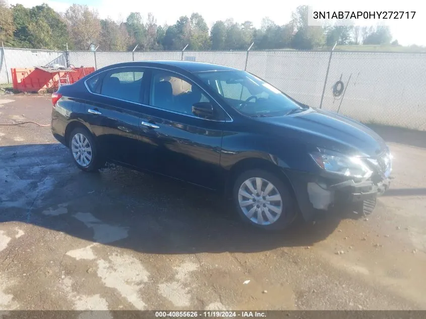 2017 Nissan Sentra S VIN: 3N1AB7AP0HY272717 Lot: 40855626