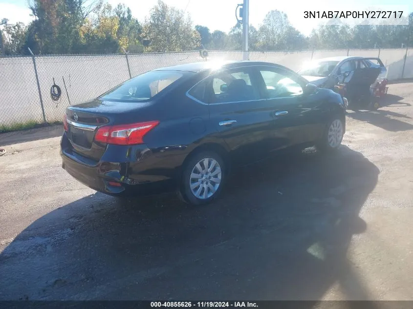 2017 Nissan Sentra S VIN: 3N1AB7AP0HY272717 Lot: 40855626