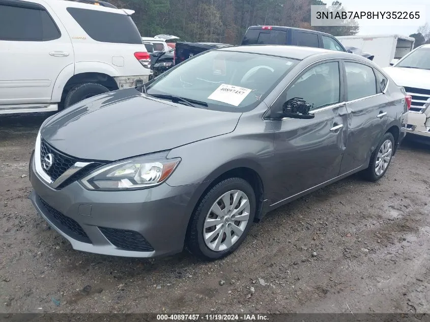 2017 Nissan Sentra S VIN: 3N1AB7AP8HY352265 Lot: 40897457