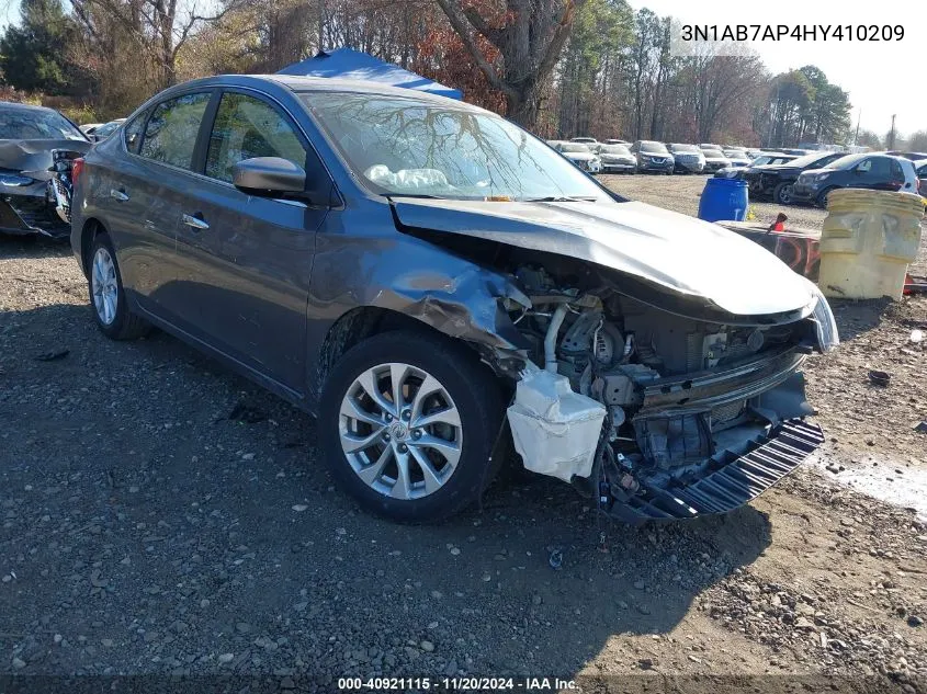 2017 Nissan Sentra Sv VIN: 3N1AB7AP4HY410209 Lot: 40921115