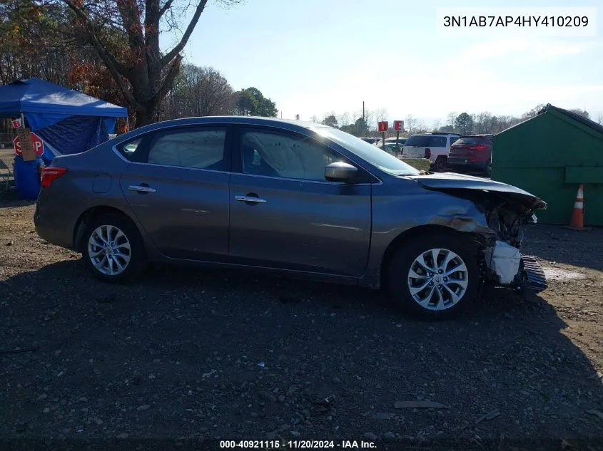 2017 Nissan Sentra Sv VIN: 3N1AB7AP4HY410209 Lot: 40921115