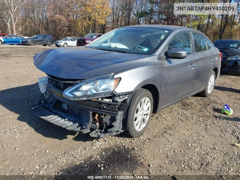 2017 Nissan Sentra Sv VIN: 3N1AB7AP4HY410209 Lot: 40921115