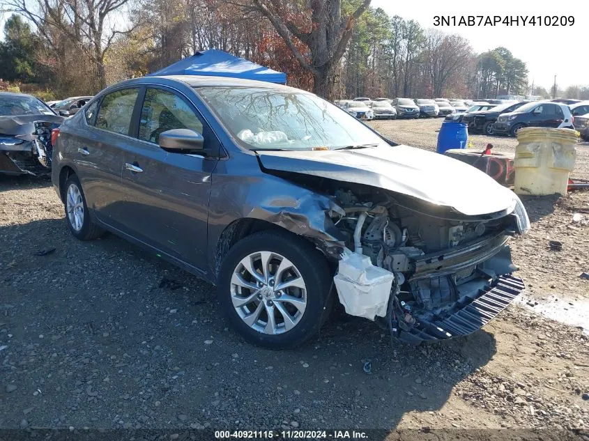 2017 Nissan Sentra Sv VIN: 3N1AB7AP4HY410209 Lot: 40921115