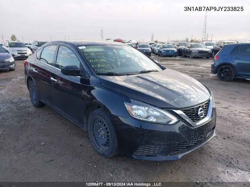 2018 Nissan Sentra VIN: 3N1AB7AP9JY233825 Lot: 12098477