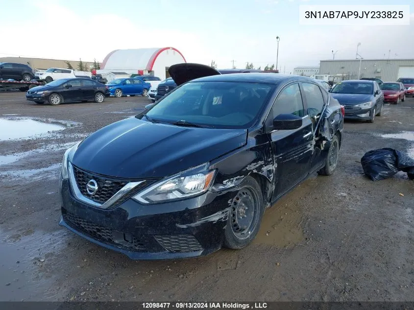 2018 Nissan Sentra VIN: 3N1AB7AP9JY233825 Lot: 12098477