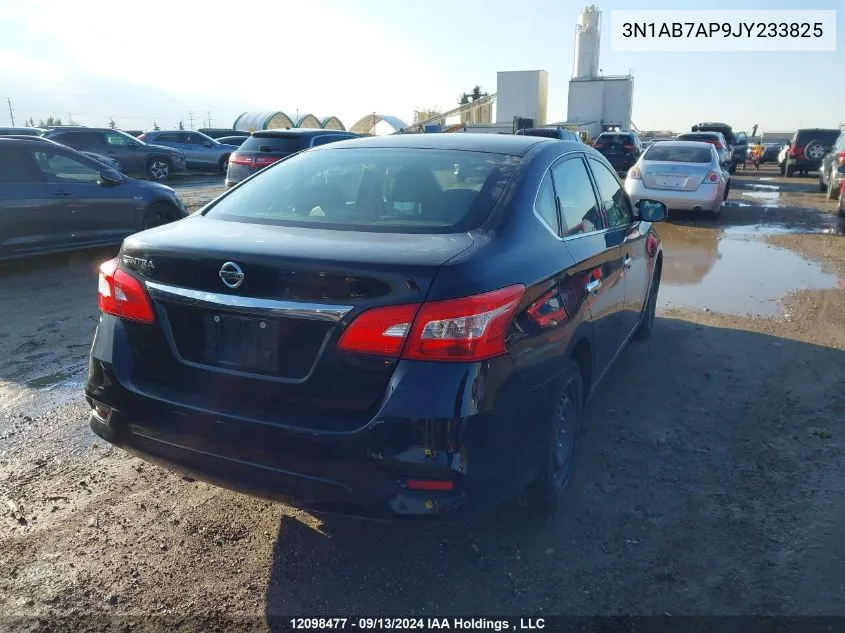 2018 Nissan Sentra VIN: 3N1AB7AP9JY233825 Lot: 12098477