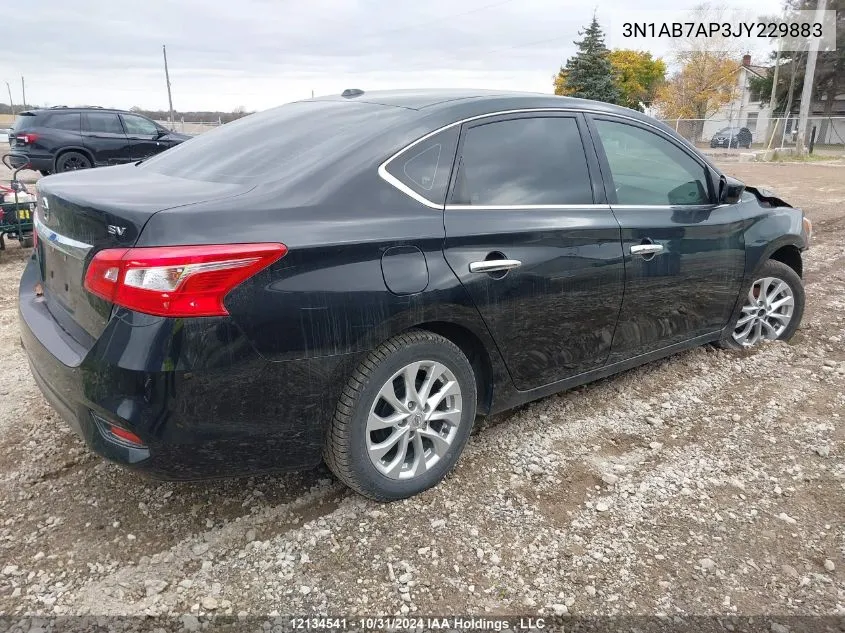 2018 Nissan Sentra VIN: 3N1AB7AP3JY229883 Lot: 12134541