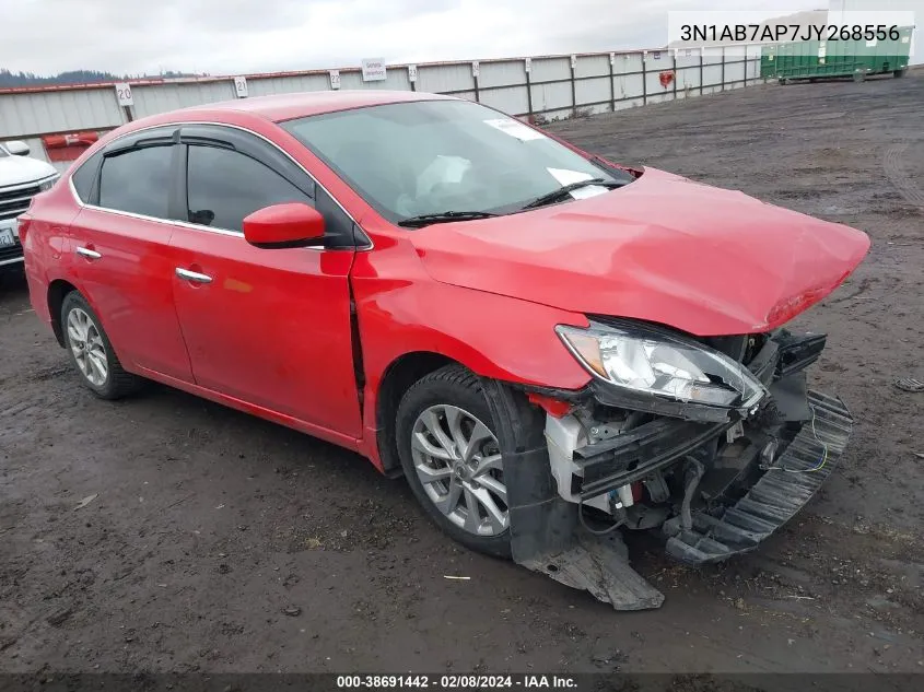 2018 Nissan Sentra Sv VIN: 3N1AB7AP7JY268556 Lot: 38691442