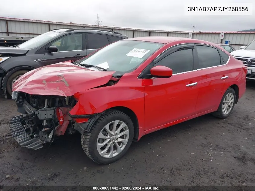 2018 Nissan Sentra Sv VIN: 3N1AB7AP7JY268556 Lot: 38691442