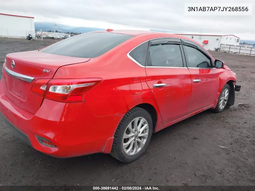 2018 Nissan Sentra Sv VIN: 3N1AB7AP7JY268556 Lot: 38691442