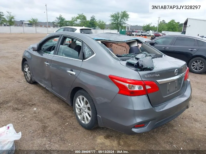 2018 Nissan Sentra Sv VIN: 3N1AB7AP3JY328297 Lot: 39409777