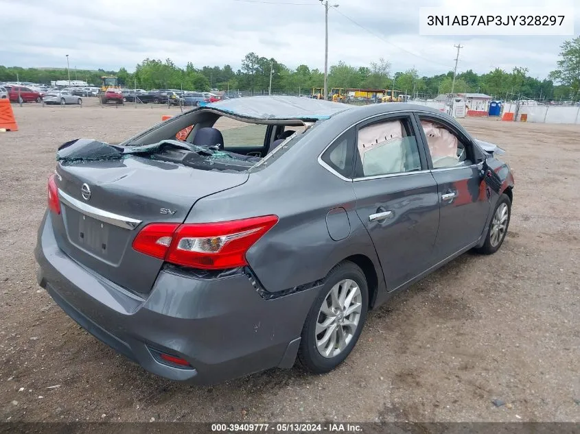 2018 Nissan Sentra Sv VIN: 3N1AB7AP3JY328297 Lot: 39409777