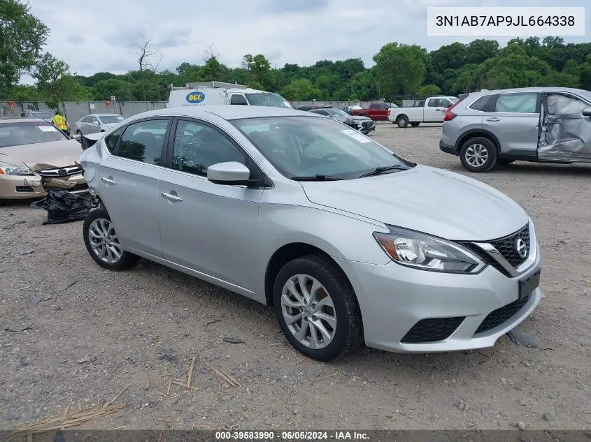 2018 Nissan Sentra Sv VIN: 3N1AB7AP9JL664338 Lot: 39583990