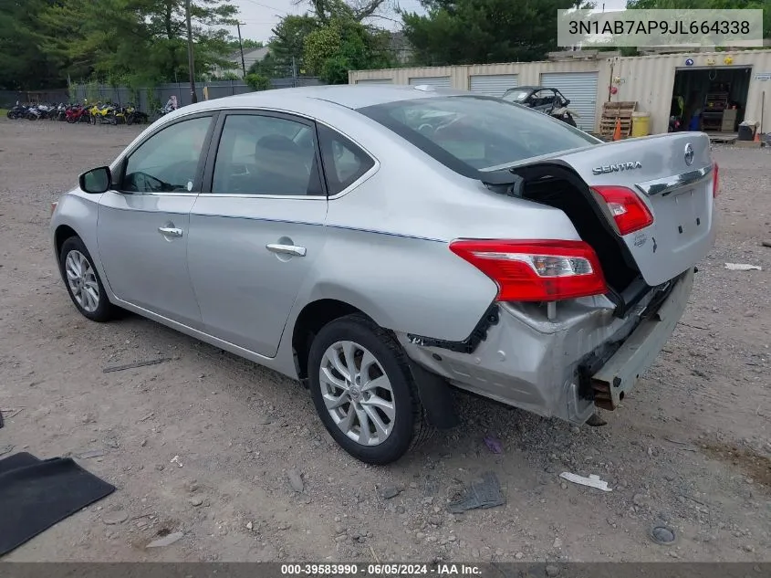 2018 Nissan Sentra Sv VIN: 3N1AB7AP9JL664338 Lot: 39583990