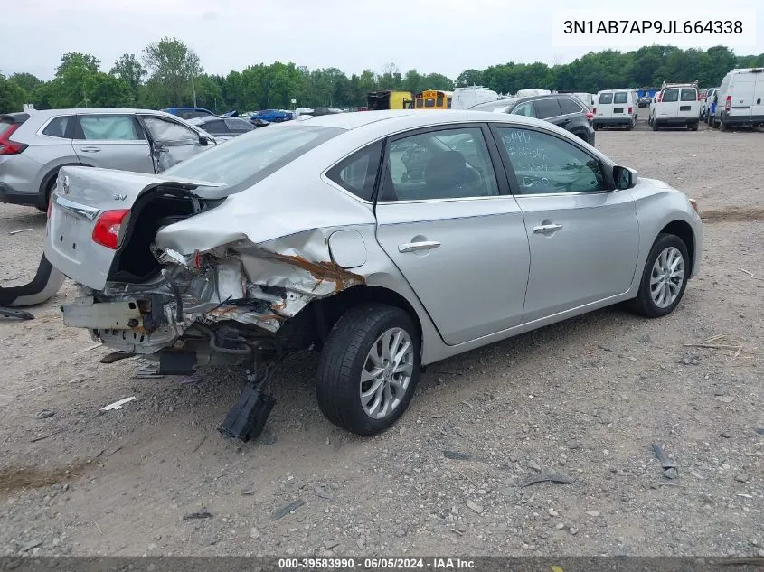 2018 Nissan Sentra Sv VIN: 3N1AB7AP9JL664338 Lot: 39583990