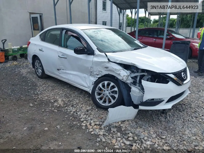 3N1AB7AP8JL644923 2018 Nissan Sentra Sv