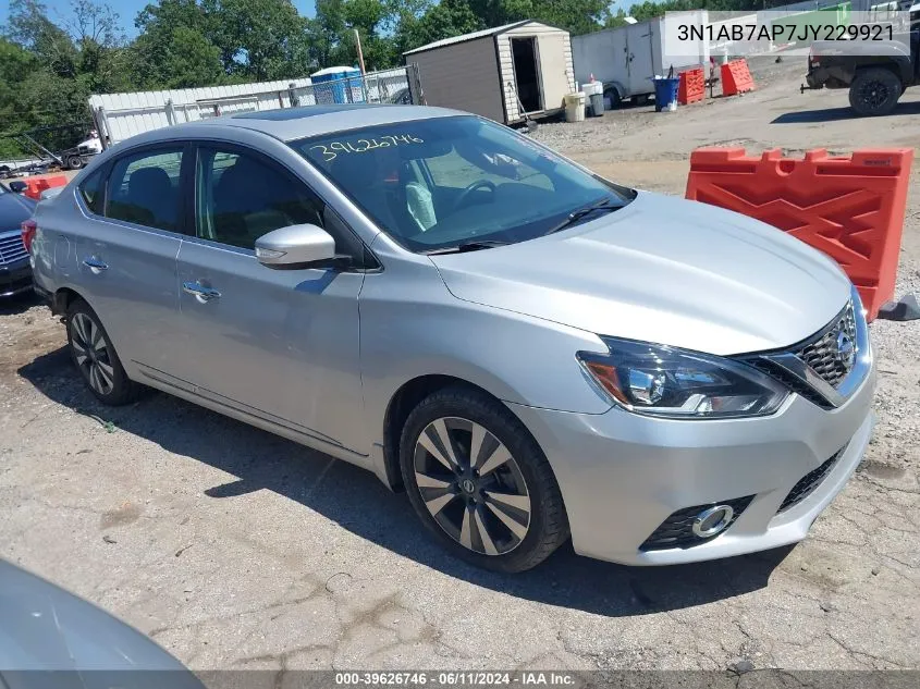 2018 Nissan Sentra Sl VIN: 3N1AB7AP7JY229921 Lot: 39626746