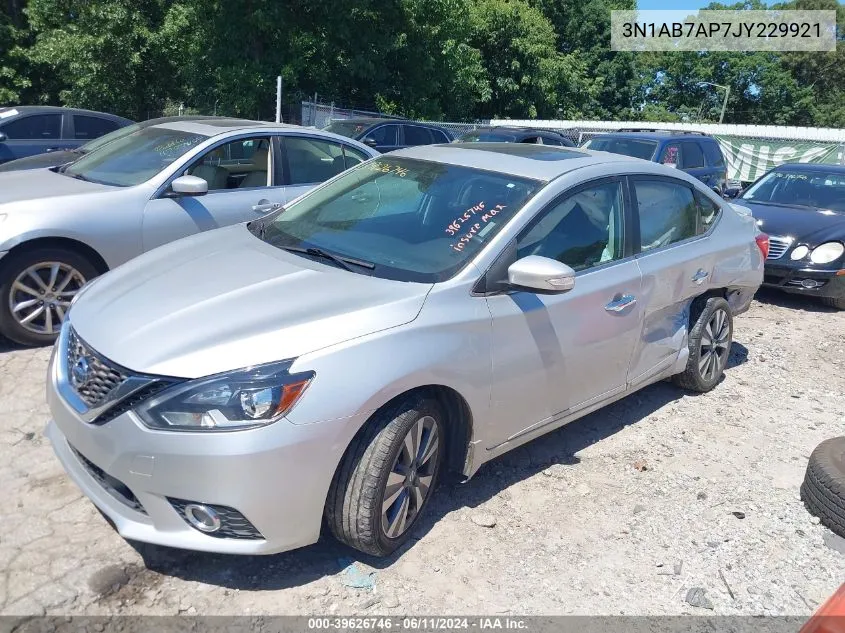 2018 Nissan Sentra Sl VIN: 3N1AB7AP7JY229921 Lot: 39626746