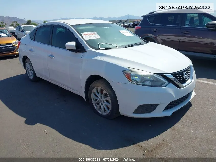 2018 Nissan Sentra Sv VIN: 3N1AB7AP8JY264922 Lot: 39637223