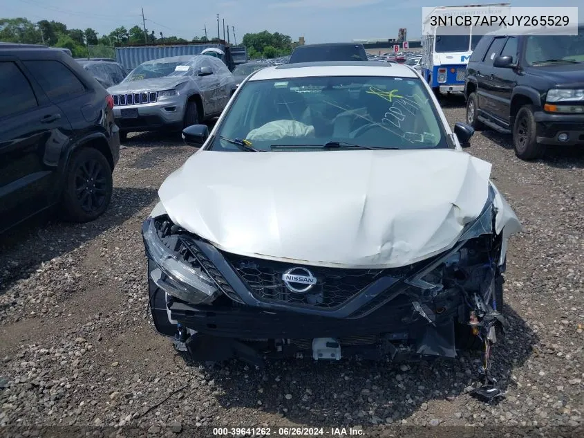 3N1CB7APXJY265529 2018 Nissan Sentra Sr Turbo