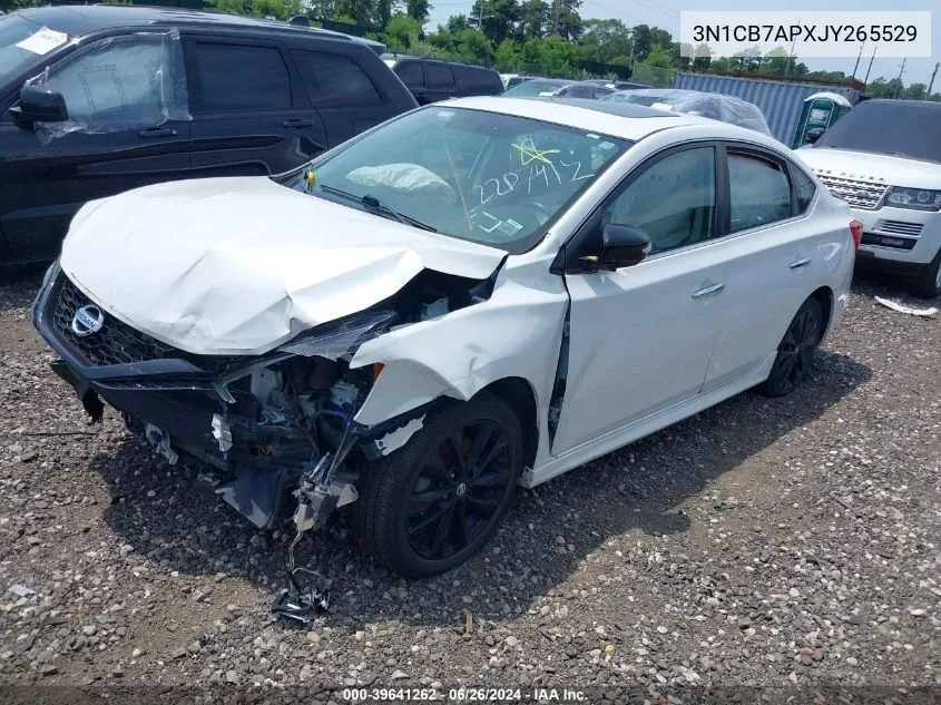 2018 Nissan Sentra Sr Turbo VIN: 3N1CB7APXJY265529 Lot: 39641262