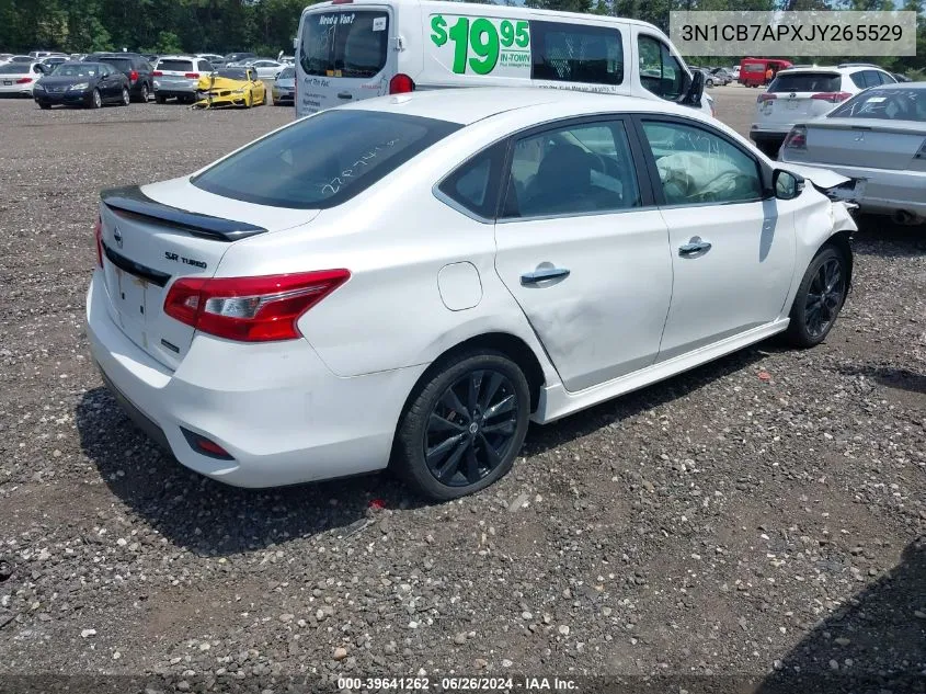 3N1CB7APXJY265529 2018 Nissan Sentra Sr Turbo