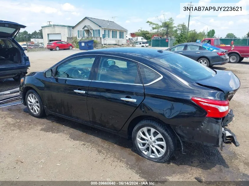 2018 Nissan Sentra Sv VIN: 3N1AB7AP9JY223621 Lot: 39660640