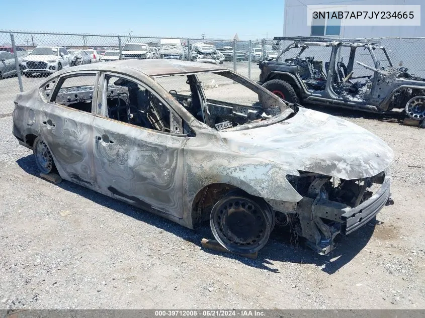 3N1AB7AP7JY234665 2018 Nissan Sentra S