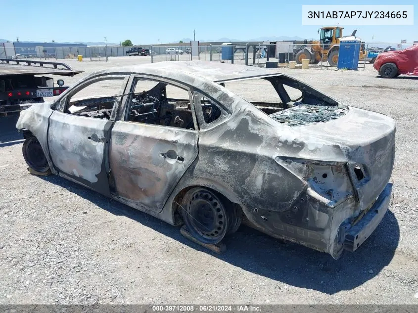 3N1AB7AP7JY234665 2018 Nissan Sentra S