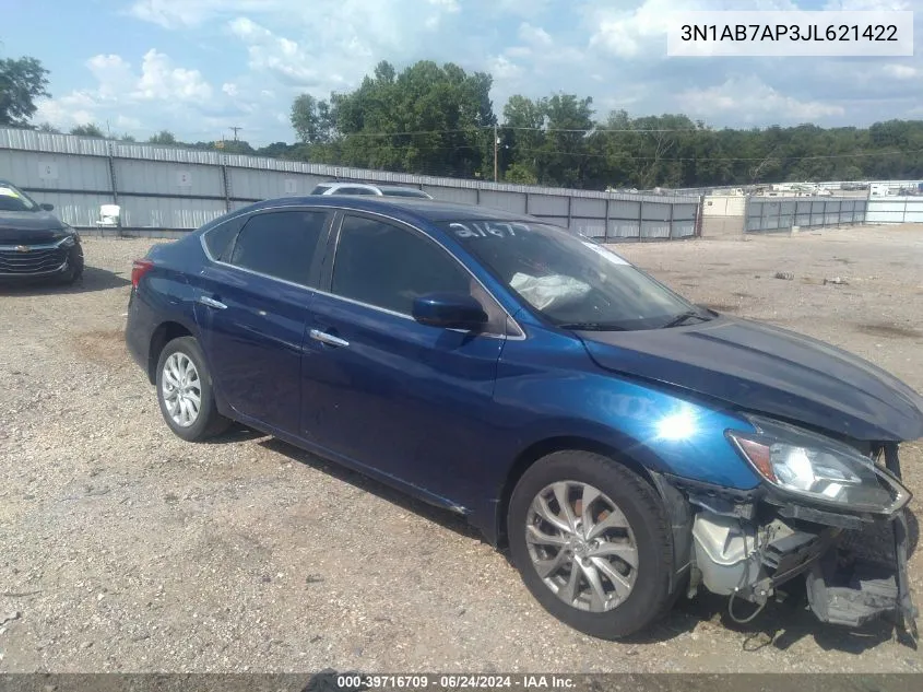 2018 Nissan Sentra Sv VIN: 3N1AB7AP3JL621422 Lot: 39716709