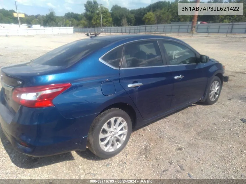 3N1AB7AP3JL621422 2018 Nissan Sentra Sv