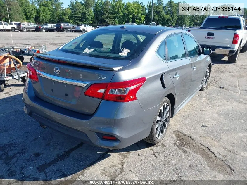 2018 Nissan Sentra Sr VIN: 3N1AB7AP7JY336144 Lot: 39748917