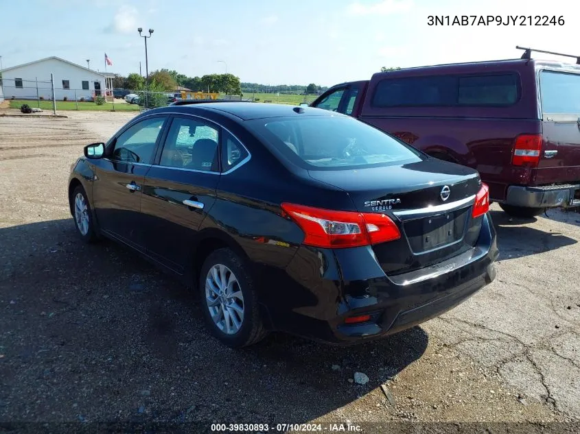 2018 Nissan Sentra Sv VIN: 3N1AB7AP9JY212246 Lot: 39830893