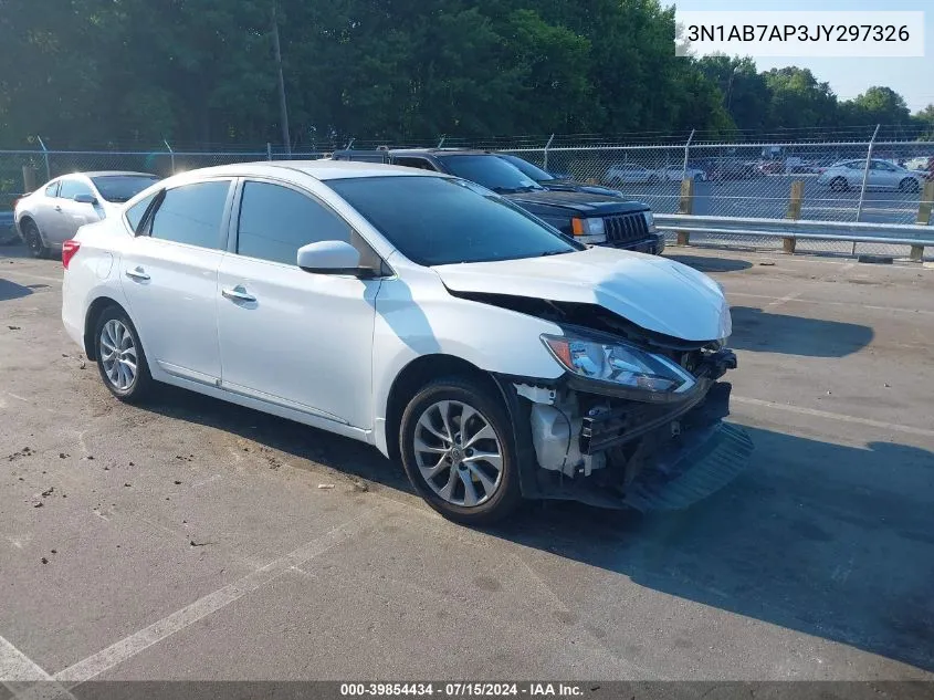 2018 Nissan Sentra Sv VIN: 3N1AB7AP3JY297326 Lot: 39854434