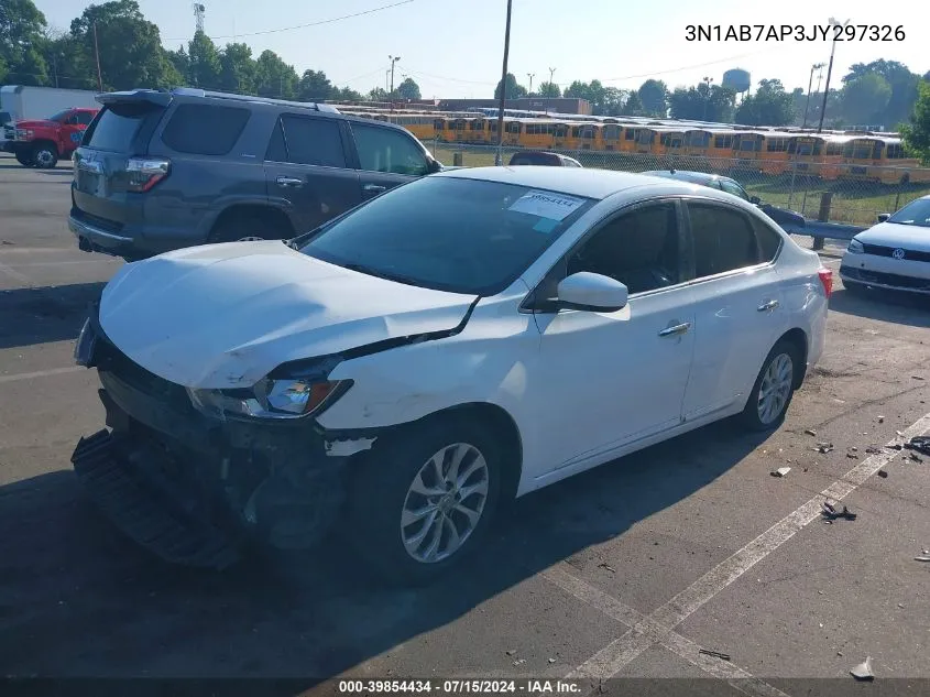 2018 Nissan Sentra Sv VIN: 3N1AB7AP3JY297326 Lot: 39854434