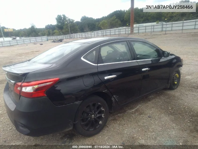 2018 Nissan Sentra S VIN: 3N1AB7AP0JY258466 Lot: 39860890