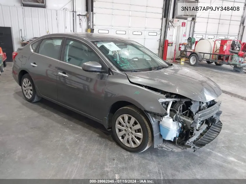 3N1AB7AP9JY348408 2018 Nissan Sentra S