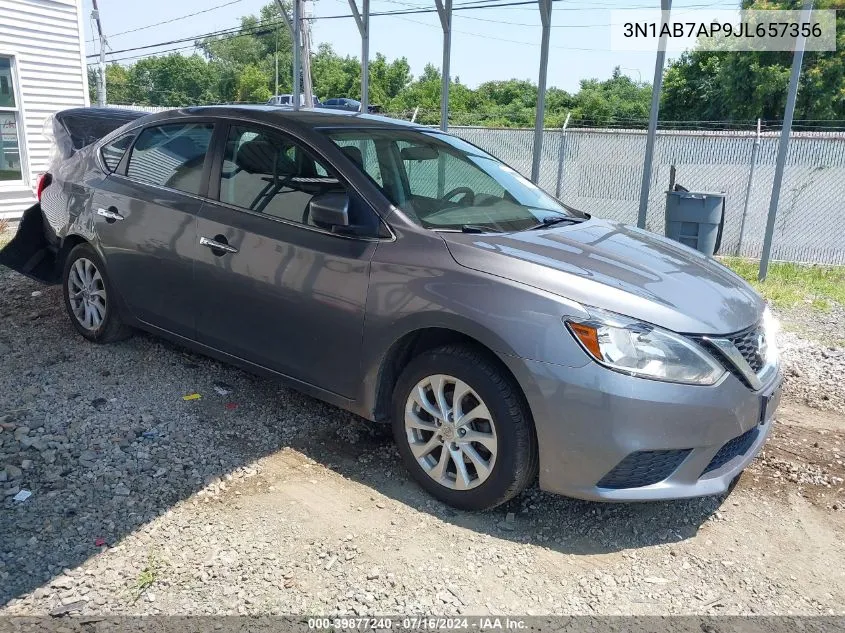 3N1AB7AP9JL657356 2018 Nissan Sentra Sv