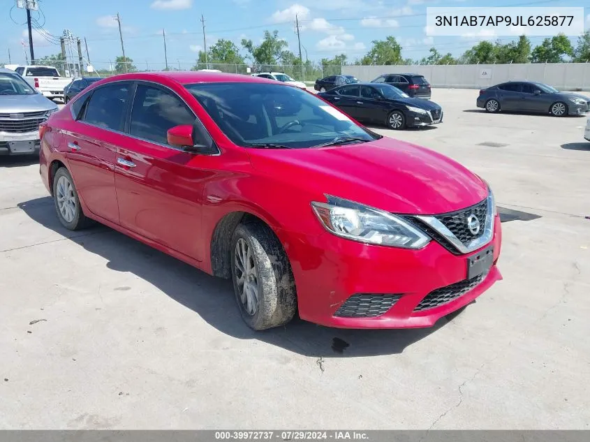 2018 Nissan Sentra Sv VIN: 3N1AB7AP9JL625877 Lot: 39972737