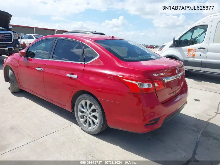 2018 Nissan Sentra Sv VIN: 3N1AB7AP9JL625877 Lot: 39972737